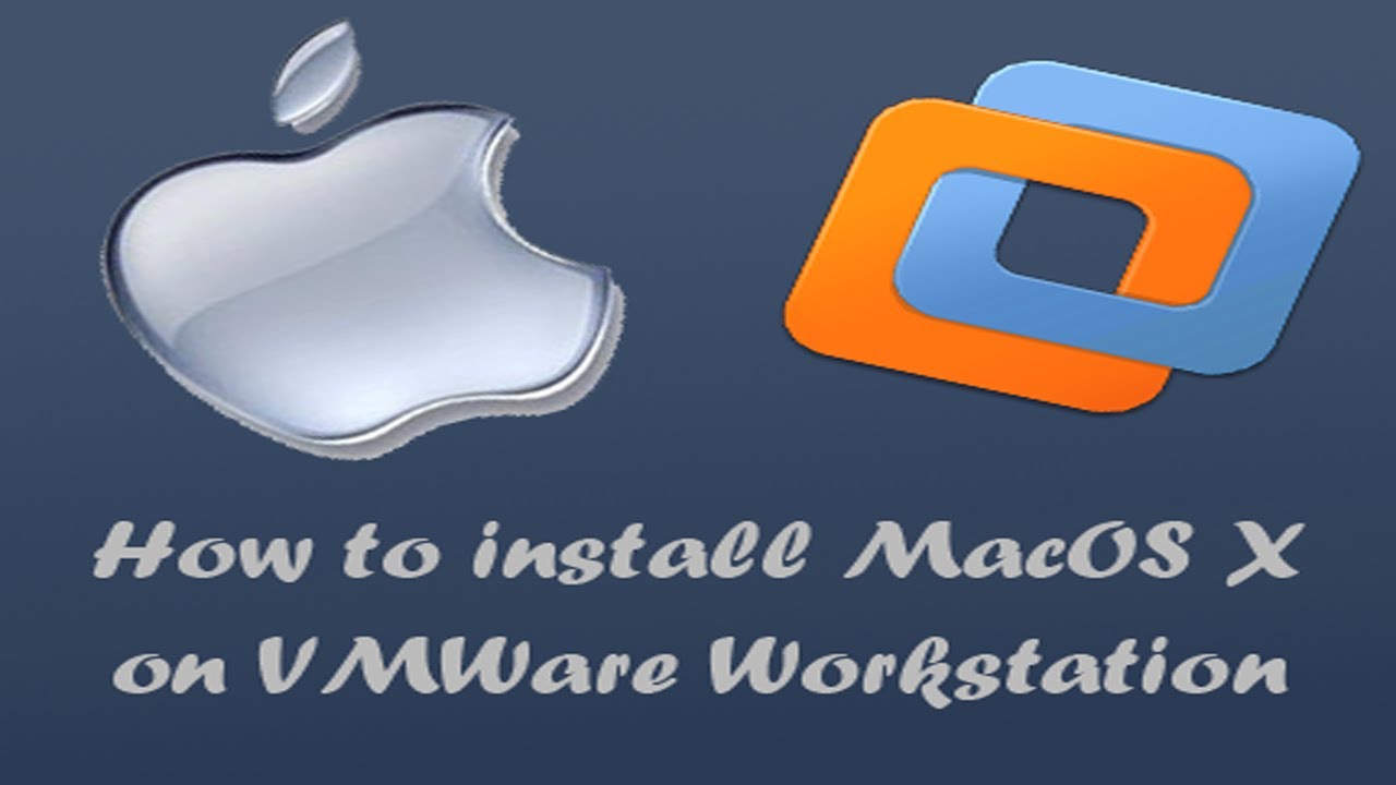 install mac os in vmware